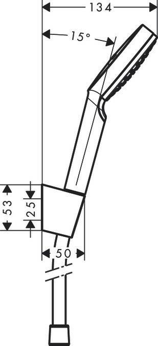 Baños y fontanería Hansgrohe Crometta 1jet Porter Set (26568400)