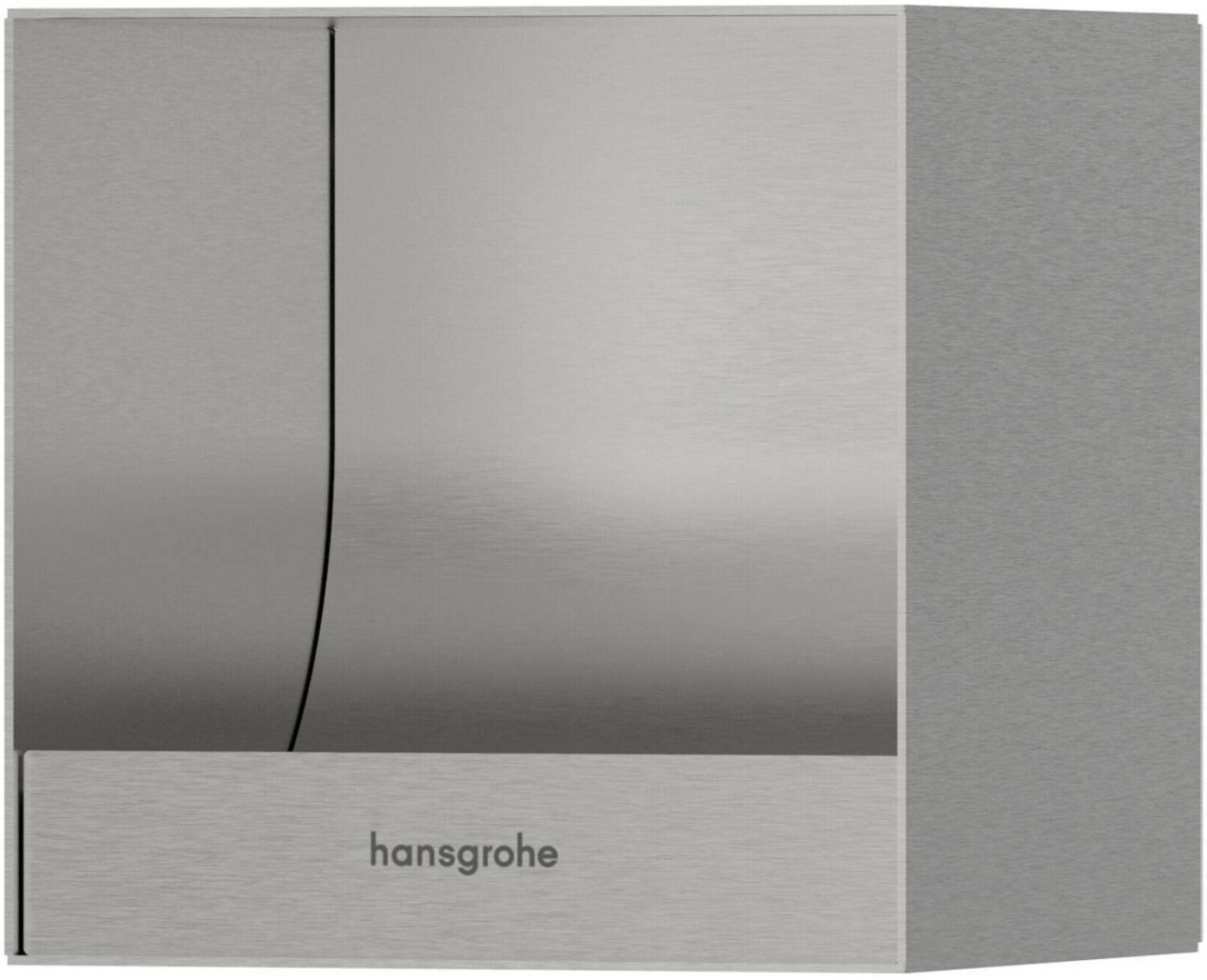 Cubos de basura Hansgrohe XtraStoris Rock built-in waste bin 4lSteel Brushed