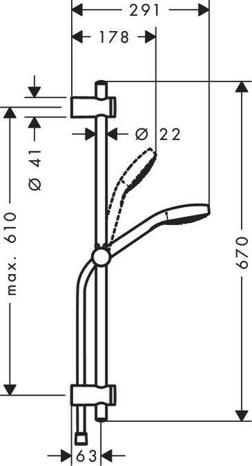 Baños y fontanería Hansgrohe MySelect S Vario (26710400)